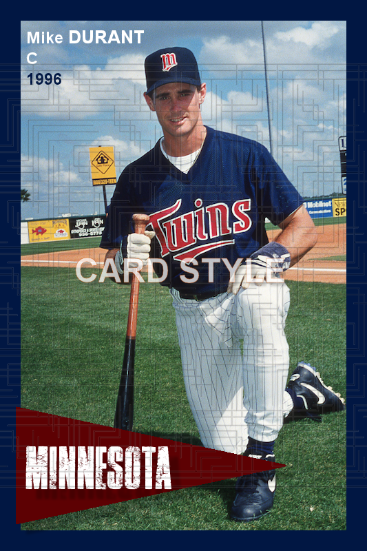 Mike Durant - 1996 Minnesota Twins - choose a size & style