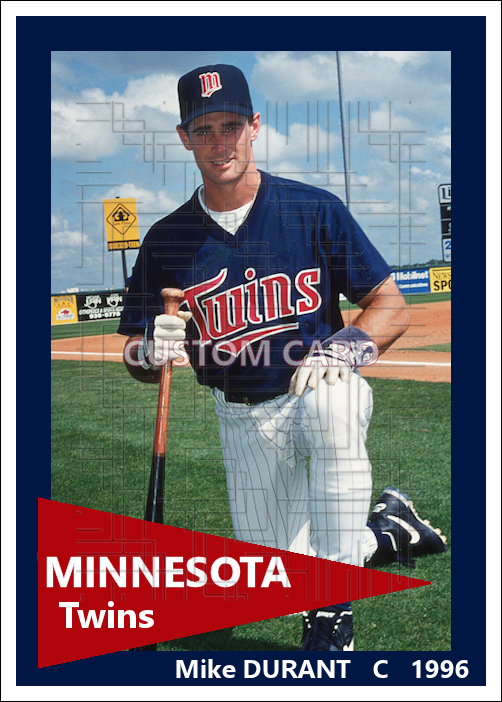 Mike Durant - 1996 Minnesota Twins - choose a size & style