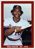Mike Easler - 1976 California Angels - choose a size & style