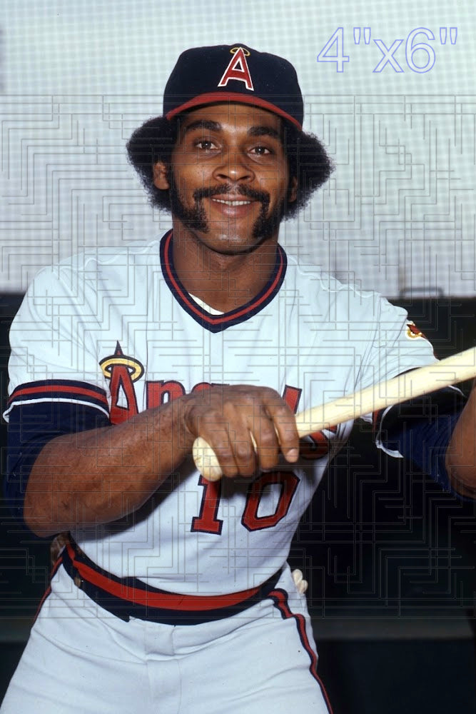 Mike Easler - 1976 California Angels - choose a size & style