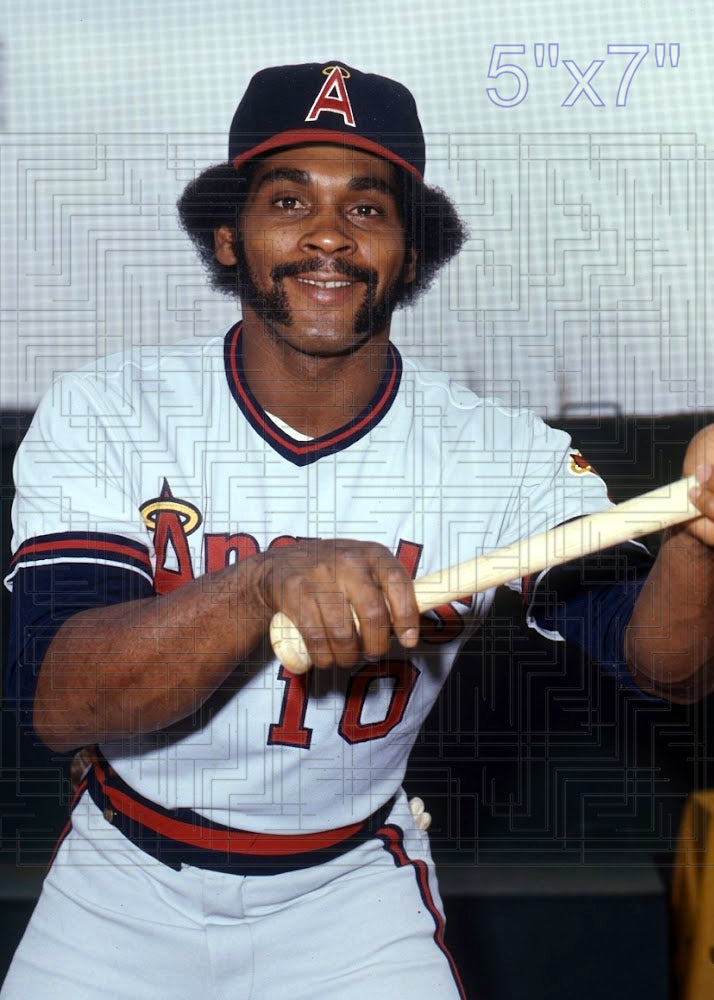 Mike Easler - 1976 California Angels - choose a size & style