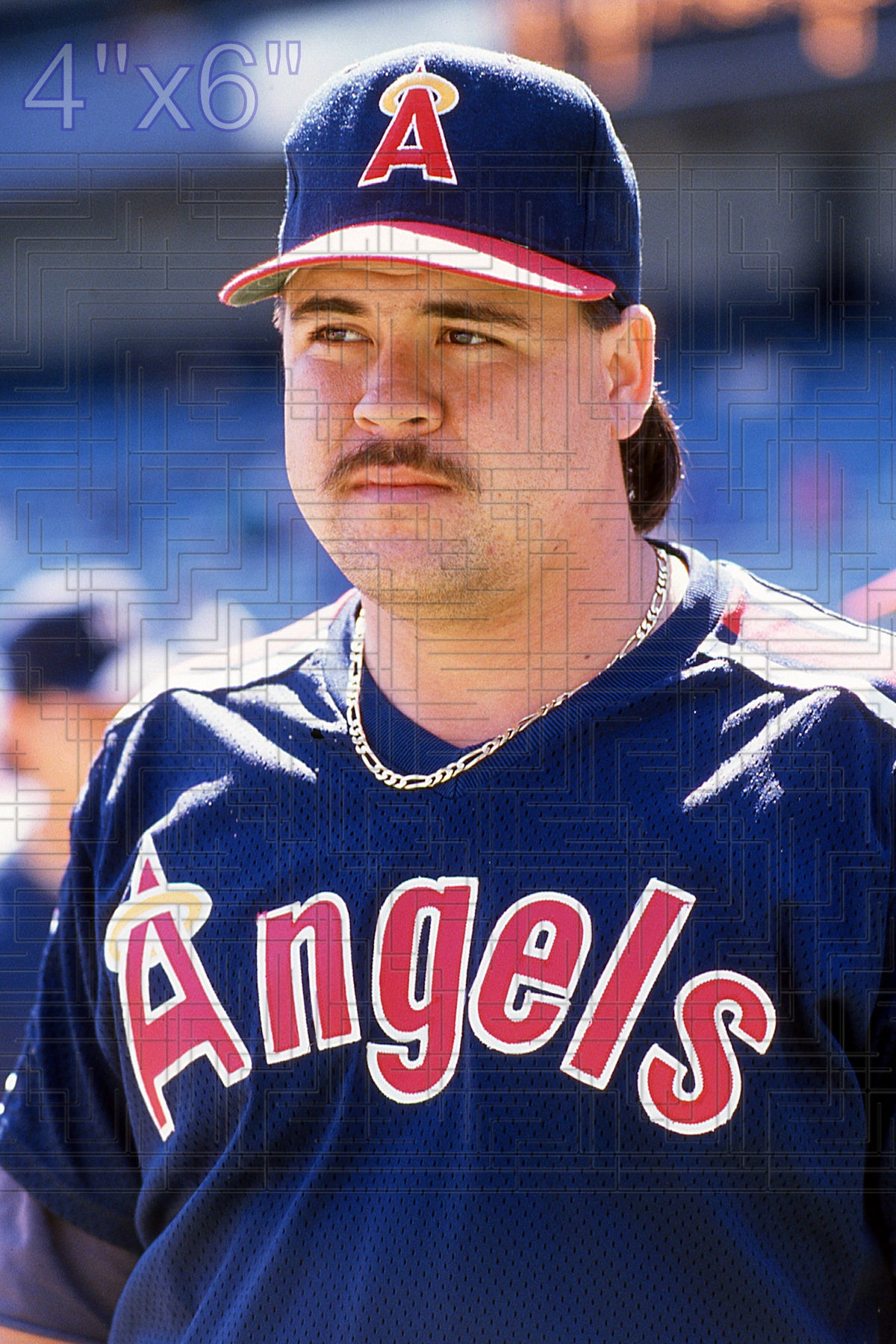Mike Fetters - 1990 California Angels - choose a size & style