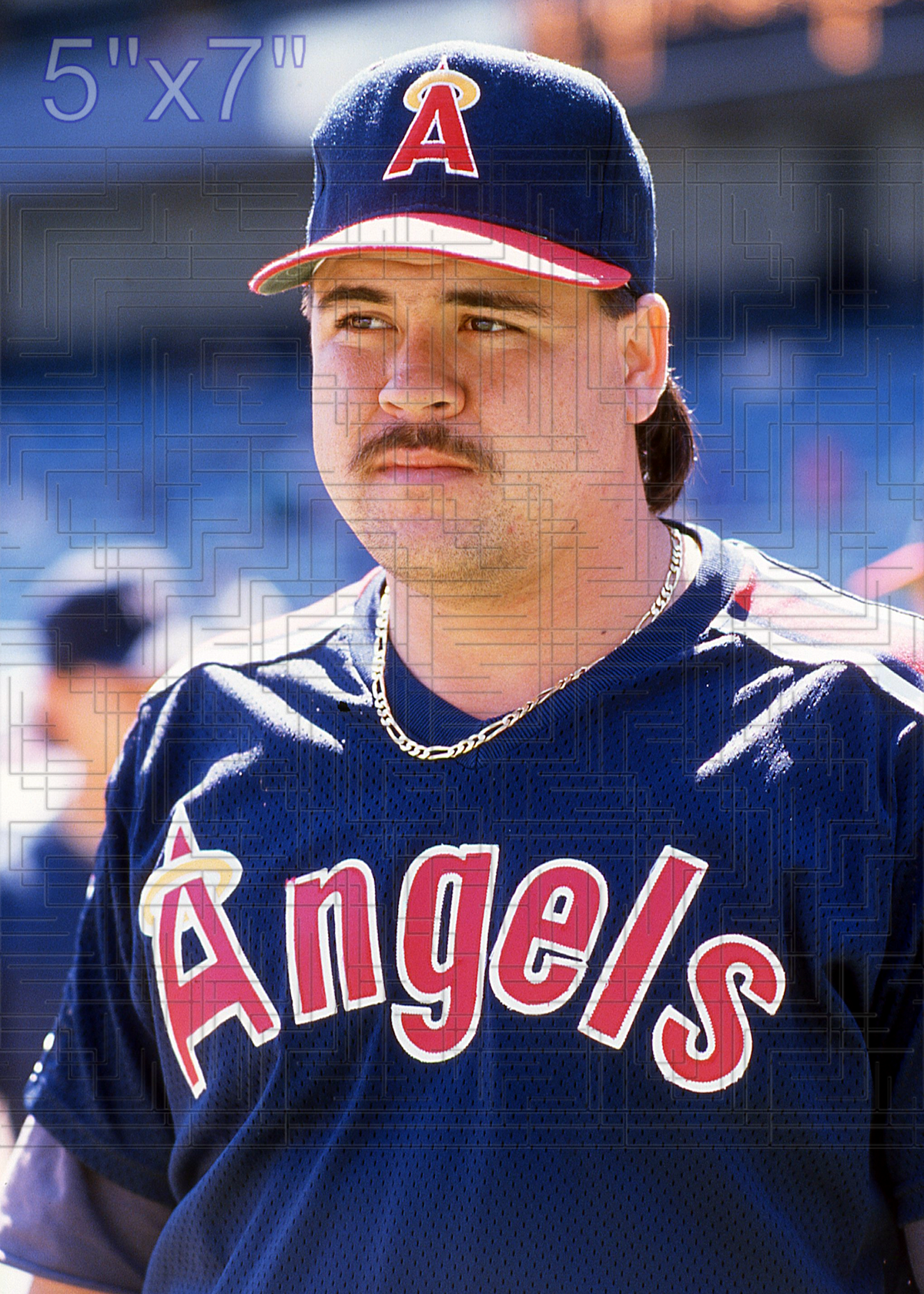 Mike Fetters - 1990 California Angels - choose a size & style