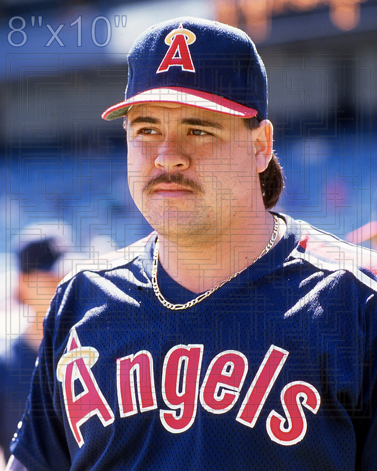 Mike Fetters - 1990 California Angels - choose a size & style