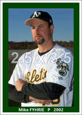 Mike Fyhrie - 2002 Oakland Athletics - choose a size & style