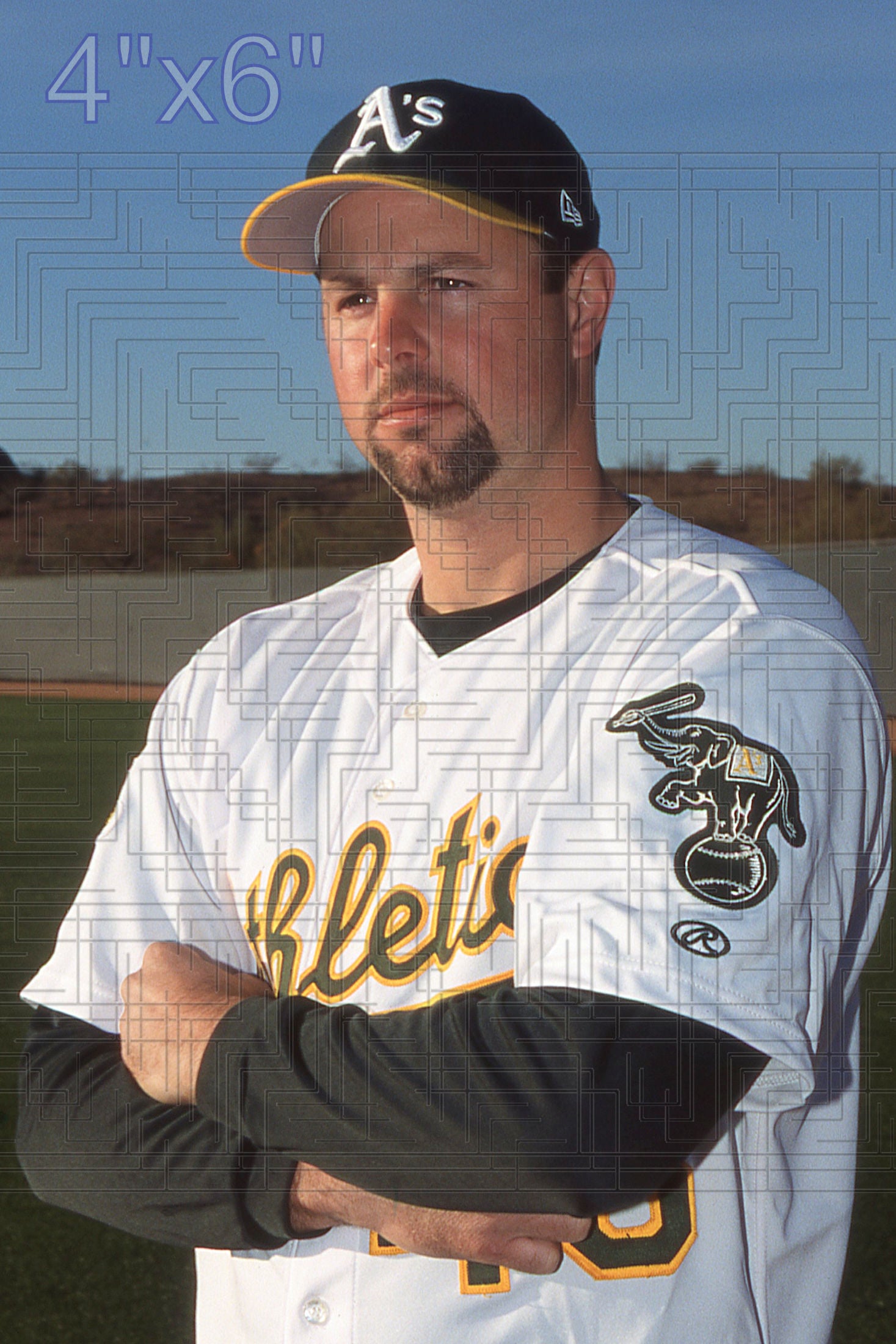 Mike Fyhrie - 2002 Oakland Athletics - choose a size & style