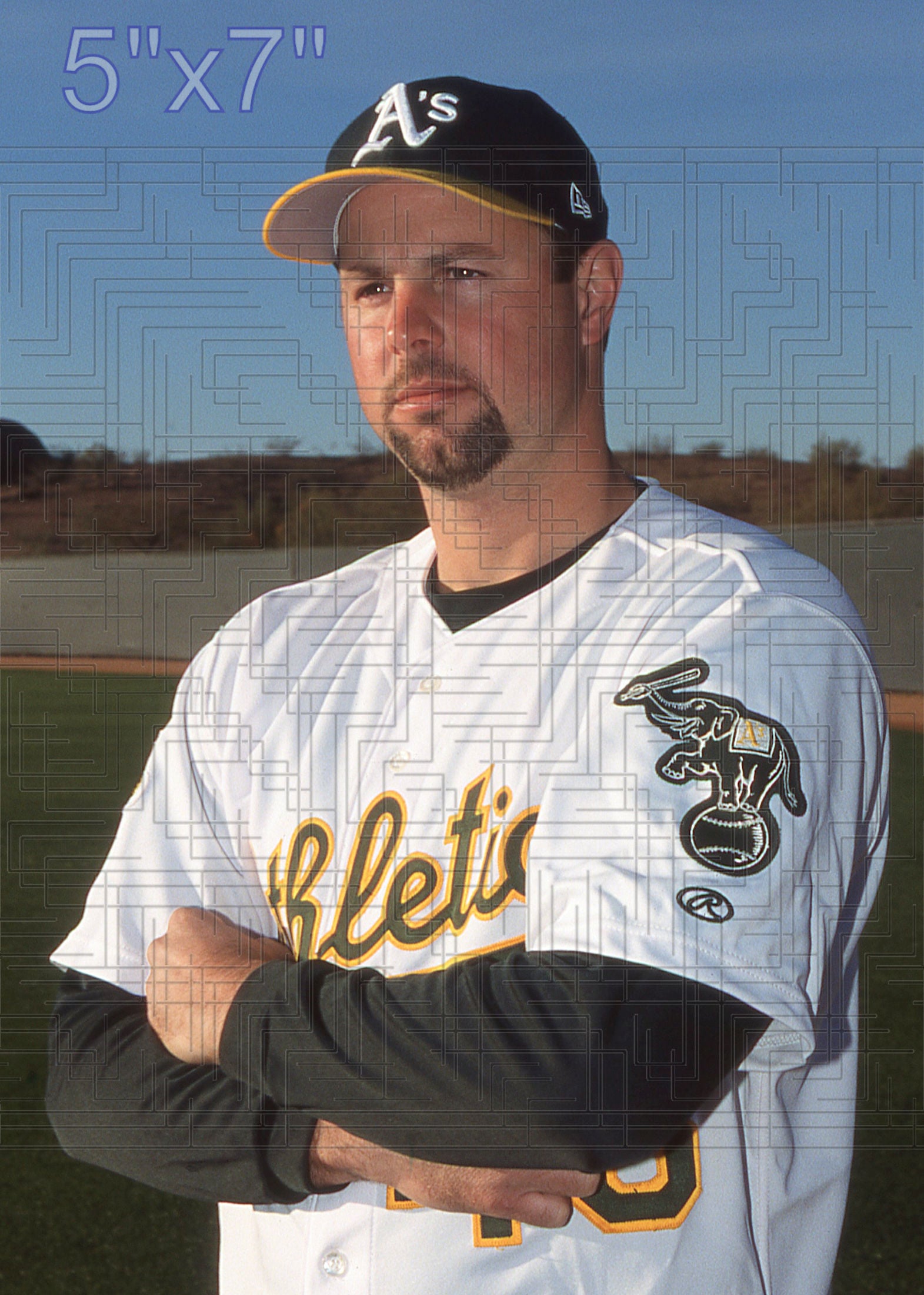 Mike Fyhrie - 2002 Oakland Athletics - choose a size & style