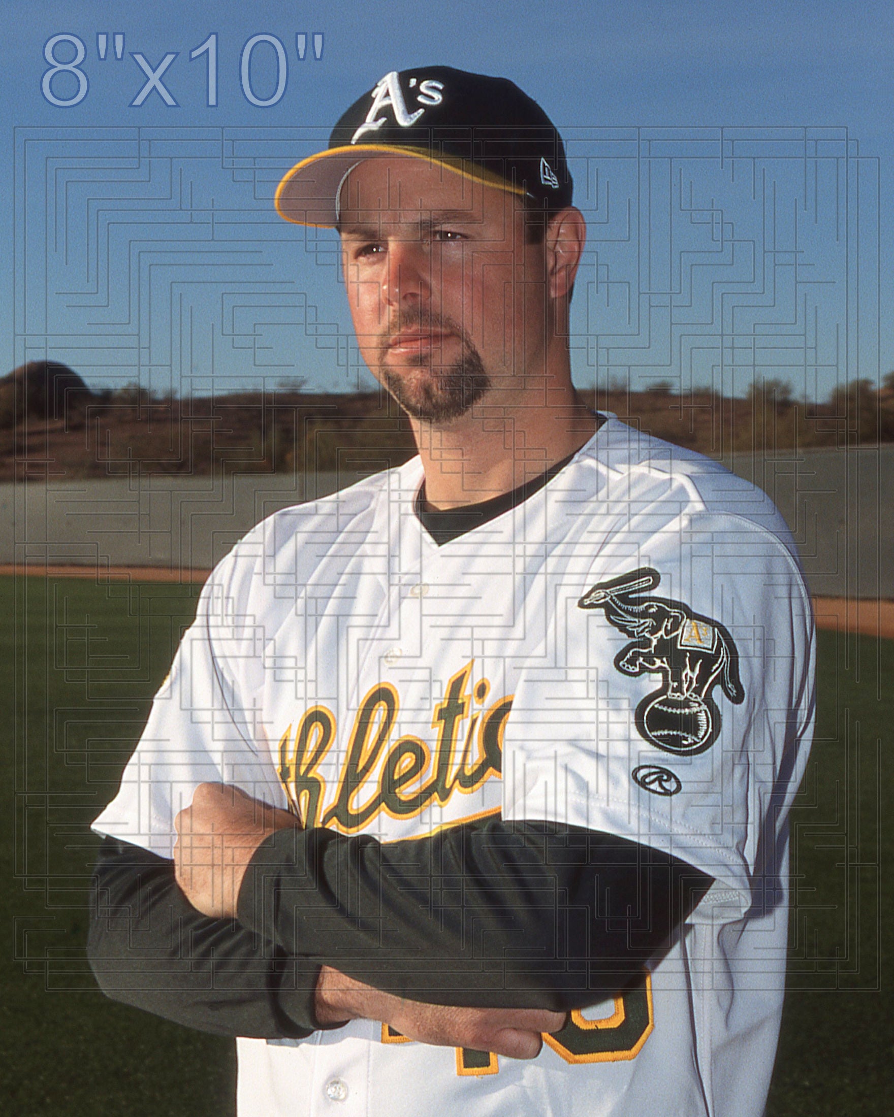 Mike Fyhrie - 2002 Oakland Athletics - choose a size & style