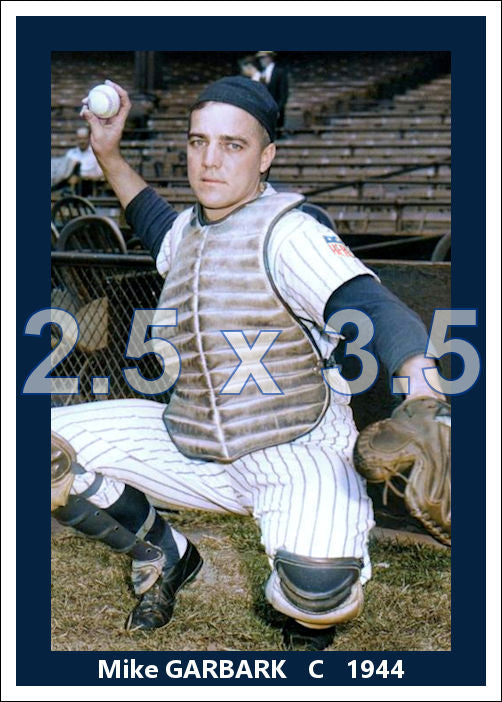 Mike Garbark - 1944 New York Yankees - choose a size & style