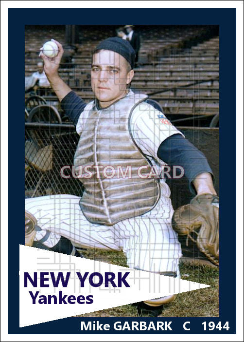 Mike Garbark - 1944 New York Yankees - choose a size & style
