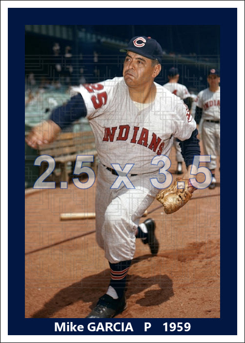 Mike Garcia - 1959 Cleveland Indians - choose a size & style