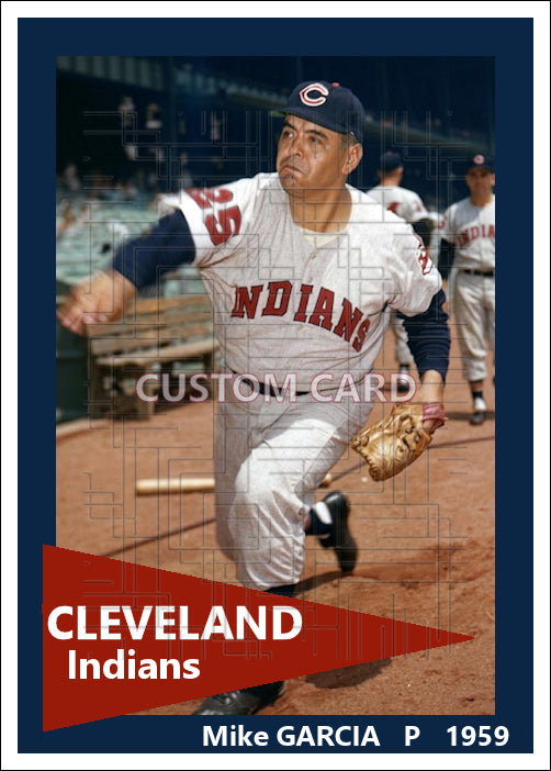 Mike Garcia - 1959 Cleveland Indians - choose a size & style