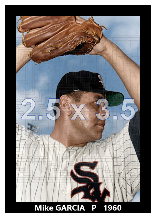 Mike Garcia - 1960 Chicago White Sox - choose a size & style