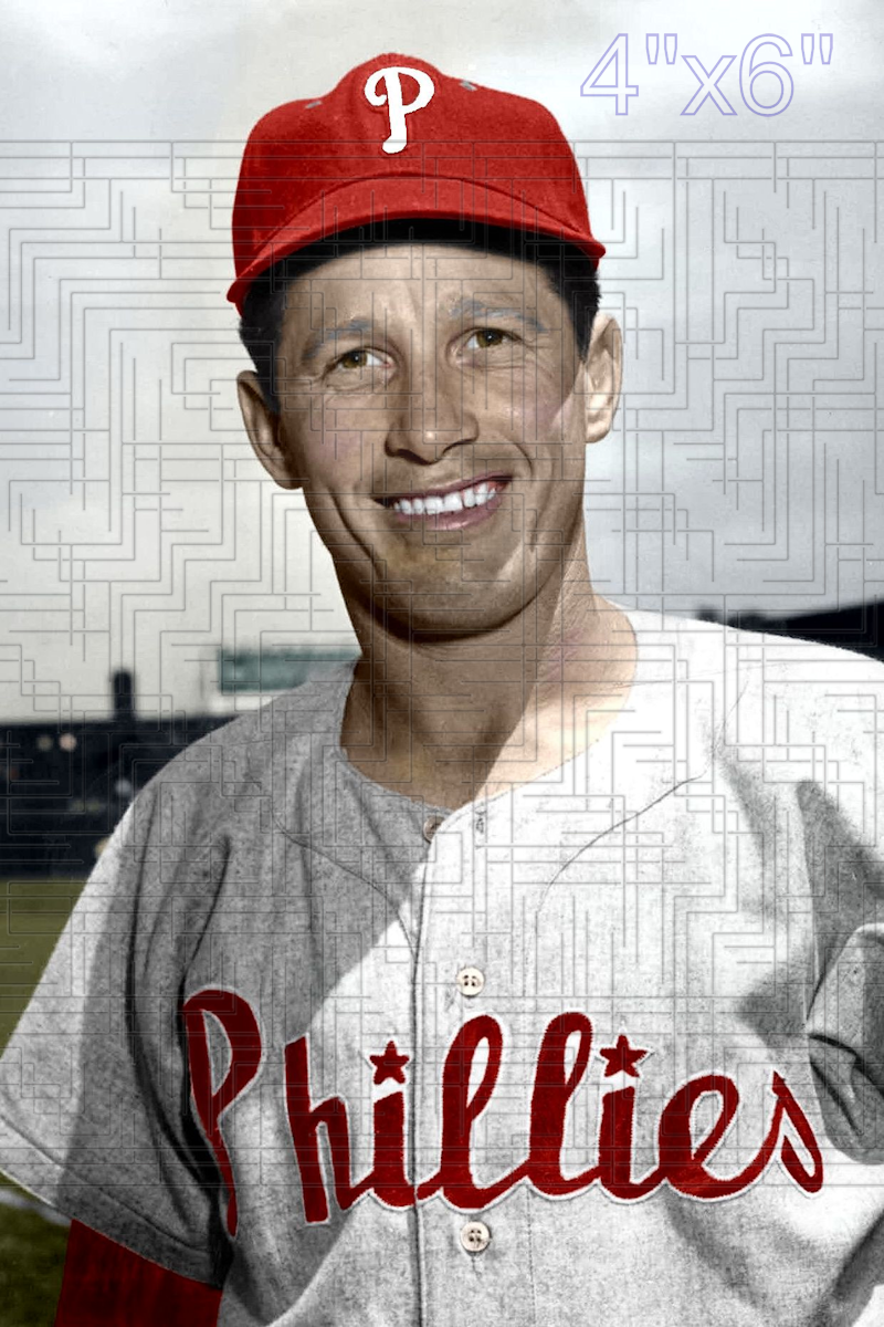 Mike Goliat - 1950 Philadelphia Phillies - choose a size & style