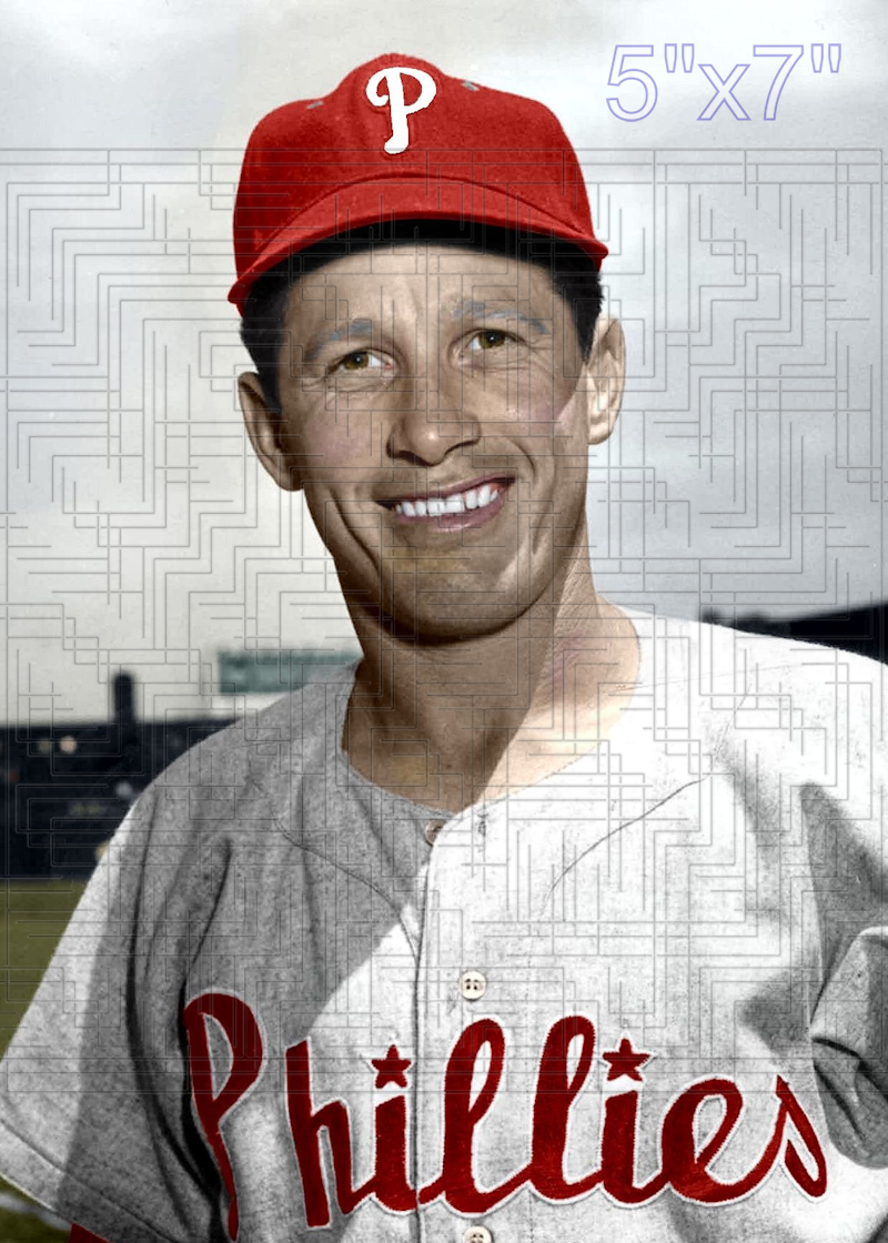 Mike Goliat - 1950 Philadelphia Phillies - choose a size & style
