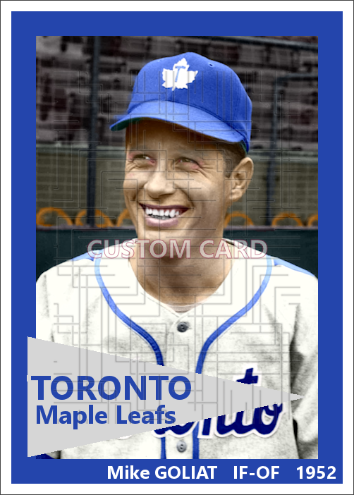 Mike Goliat - 1952 Toronto Maple Leafs - choose a size & style