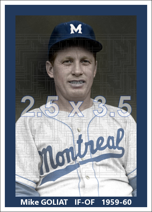 Mike Goliat - 1959-60 Montreal Royals - choose a size & style