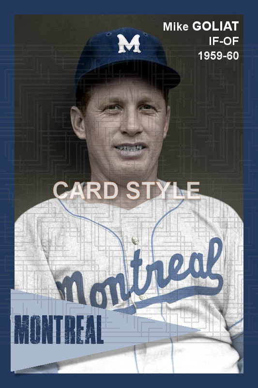 Mike Goliat - 1959-60 Montreal Royals - choose a size & style