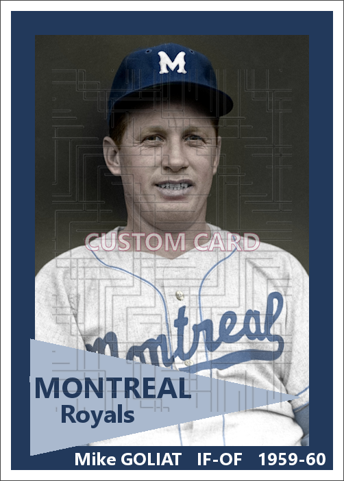 Mike Goliat - 1959-60 Montreal Royals - choose a size & style