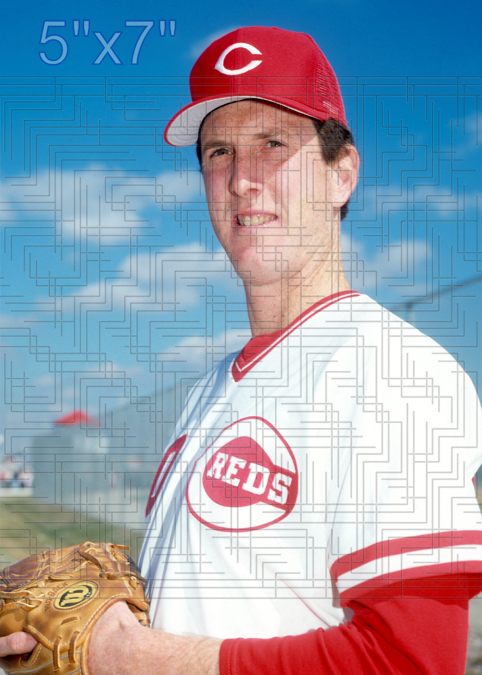 Mike Griffin - 1989 Cincinnati Reds - choose a size & style