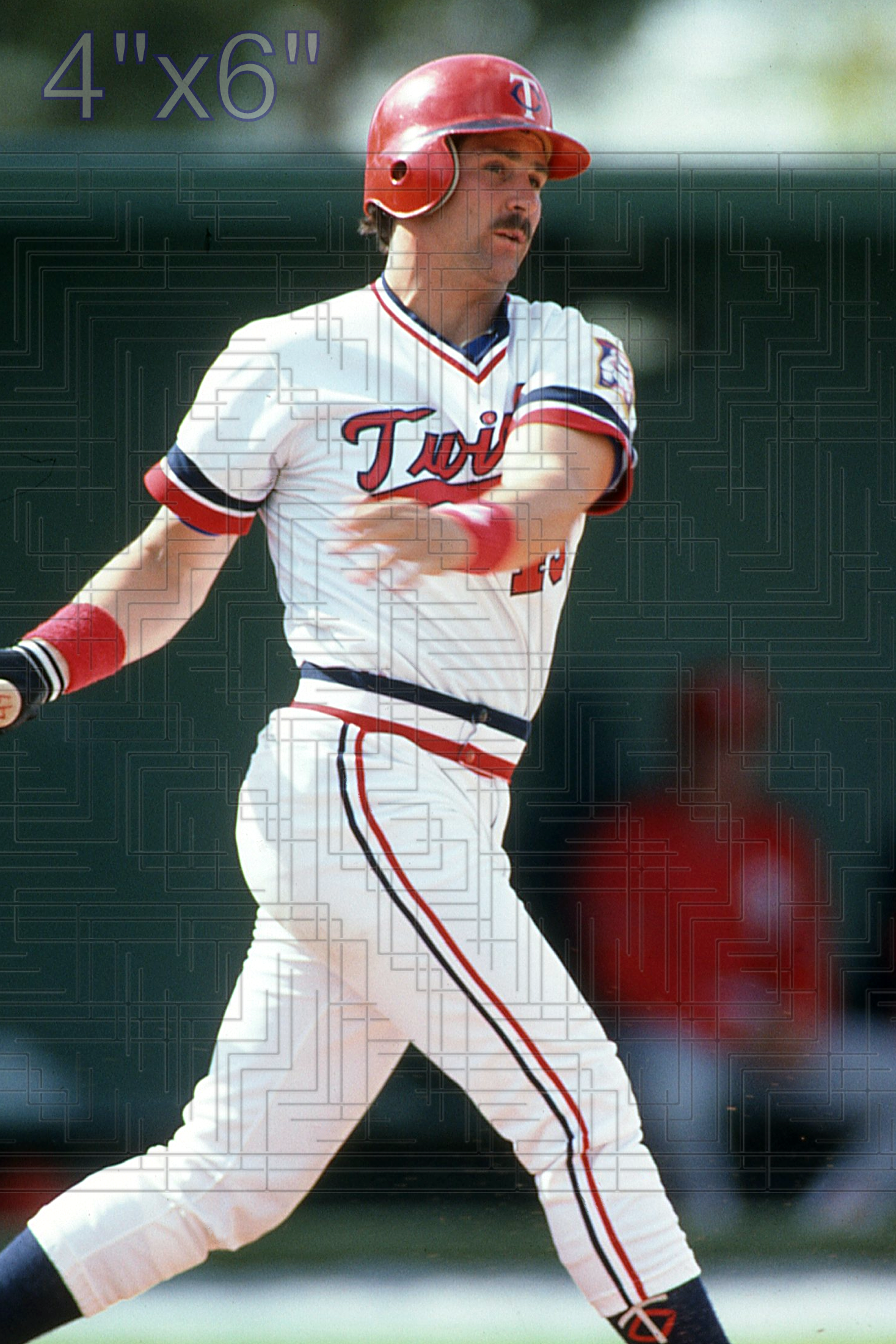 Mike Hart - 1984 Minnesota Twins - choose a size & style