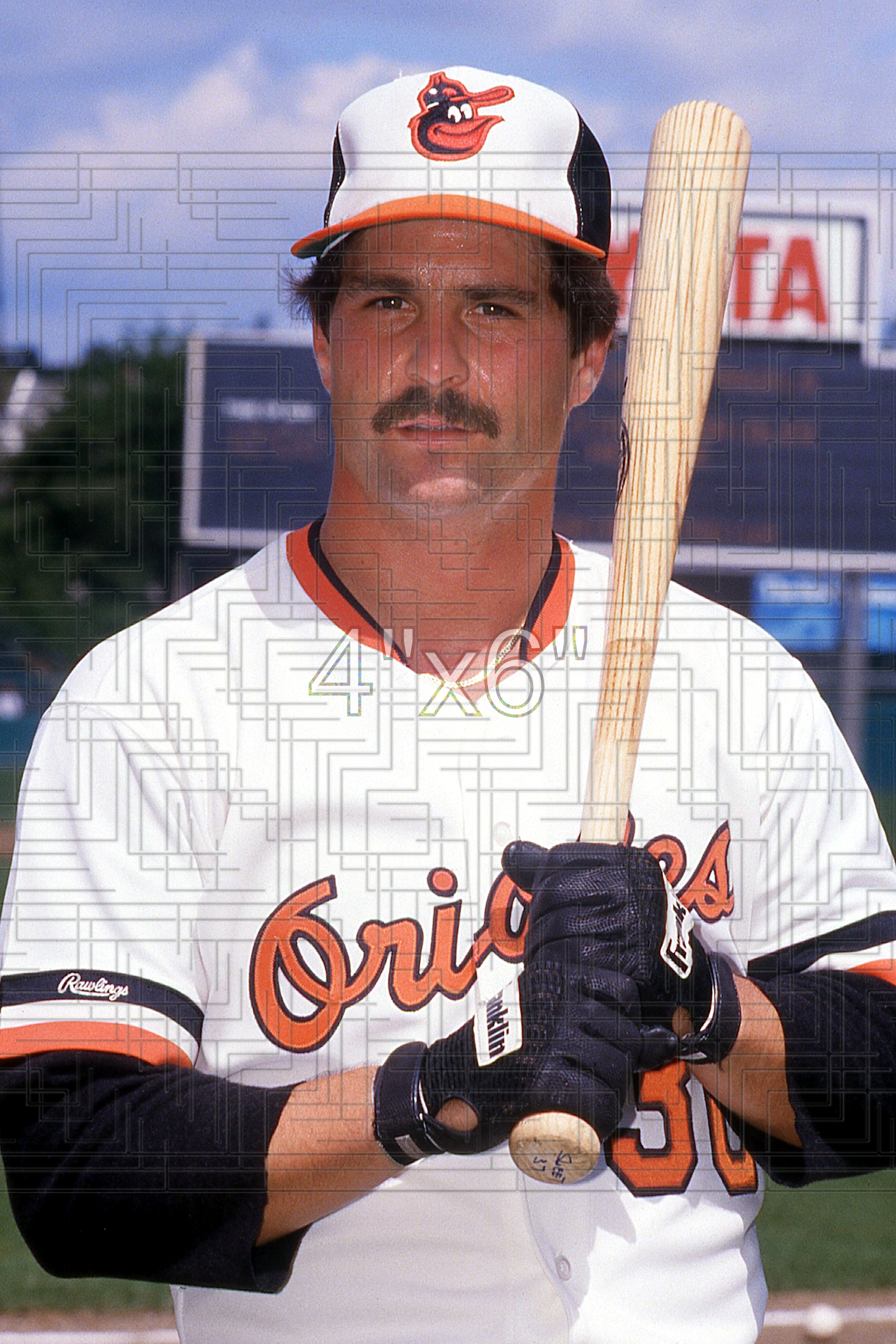 Mike Hart - 1987 Baltimore Orioles - choose a size & style