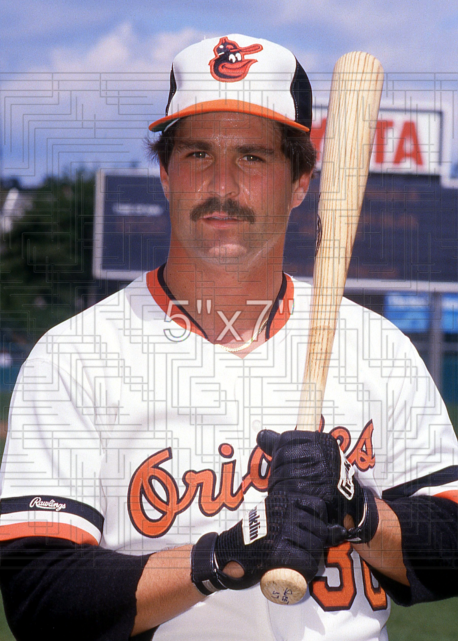Mike Hart - 1987 Baltimore Orioles - choose a size & style