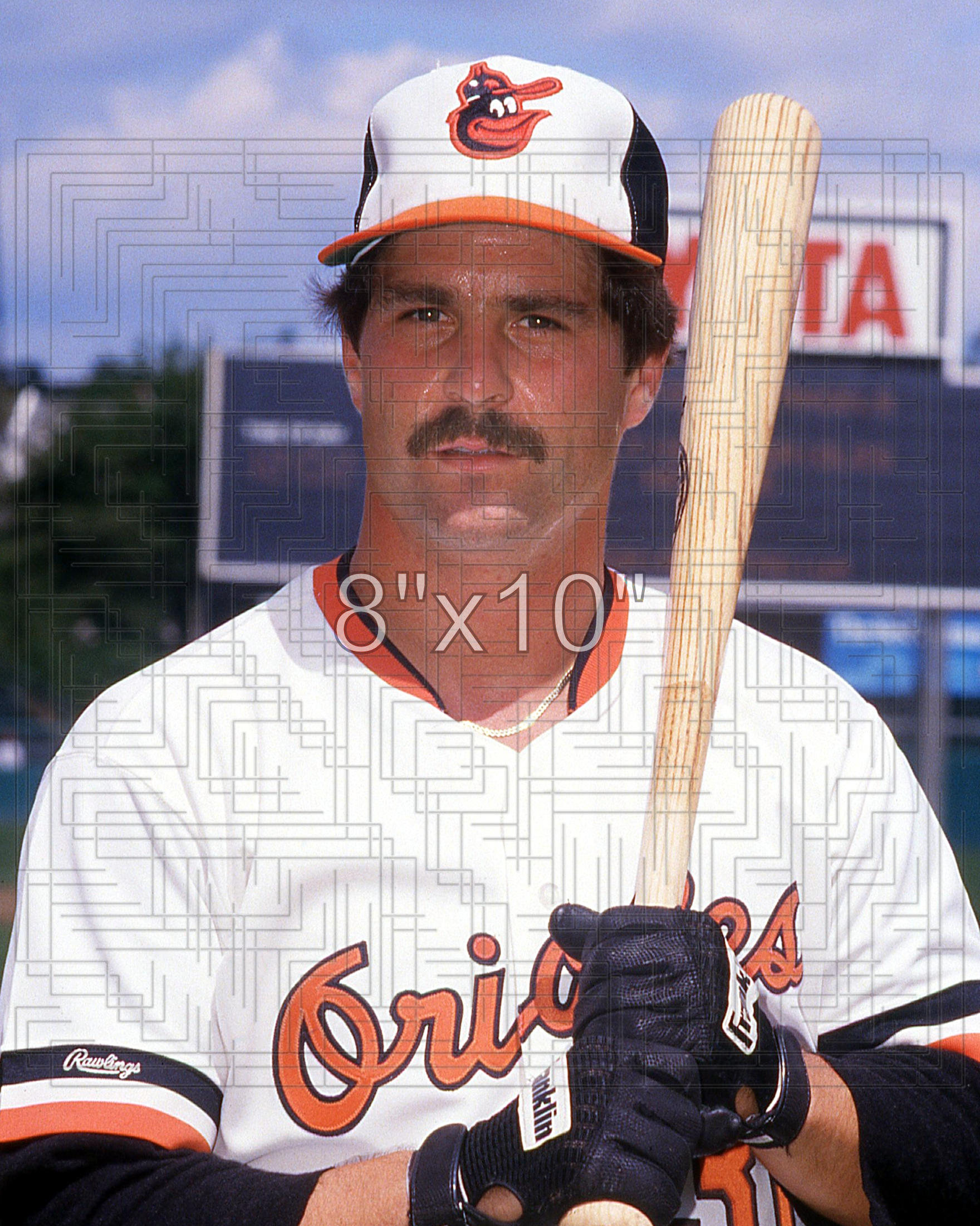 Mike Hart - 1987 Baltimore Orioles - choose a size & style