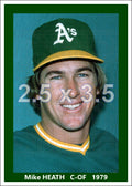 Mike Heath - 1979 Oakland Athletics - choose a size & style
