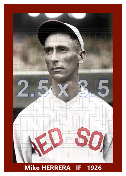 Mike Herrera - 1926 Boston Red Sox - choose a size & style