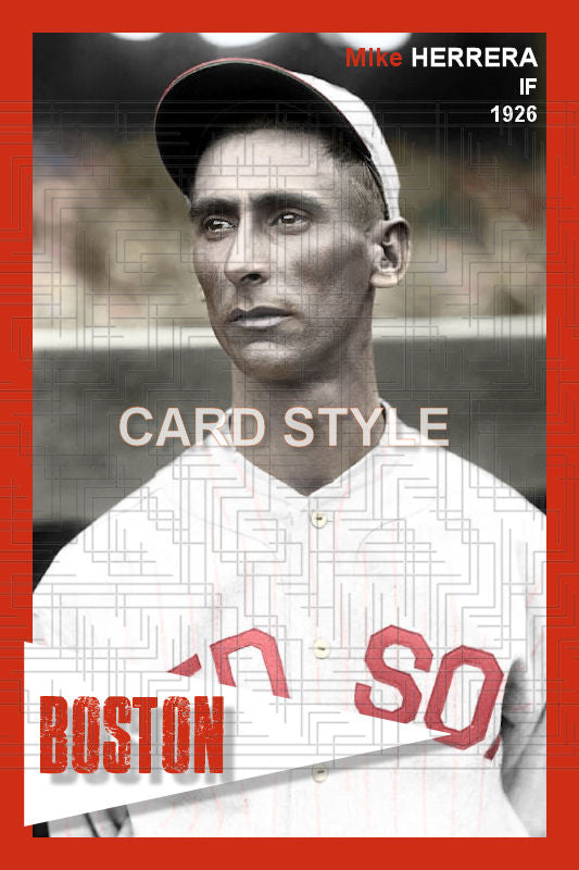 Mike Herrera - 1926 Boston Red Sox - choose a size & style