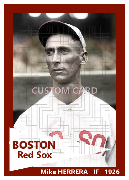 Mike Herrera - 1926 Boston Red Sox - choose a size & style