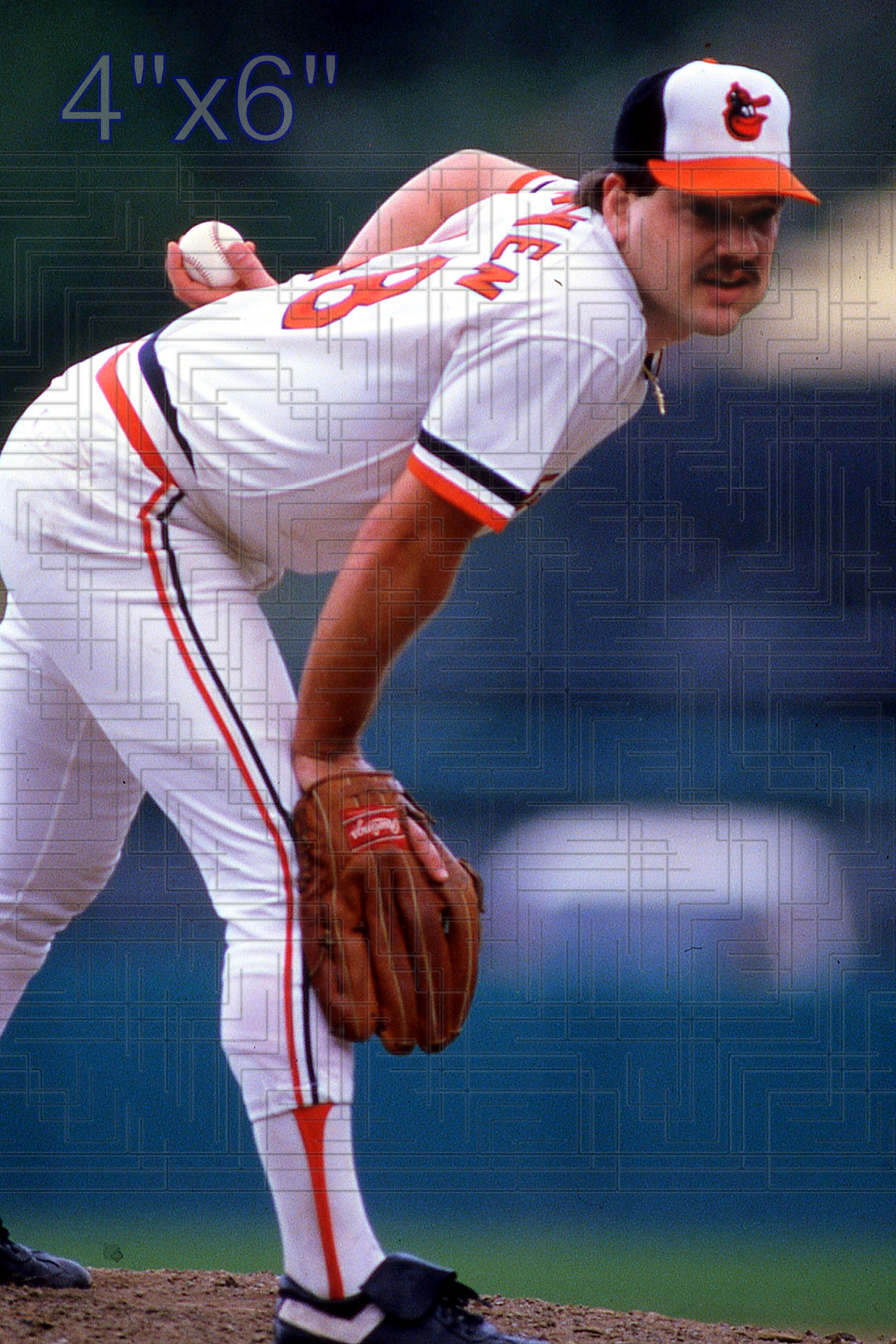 Mike Kinnunen - 1987 Baltimore Orioles - choose a size & style