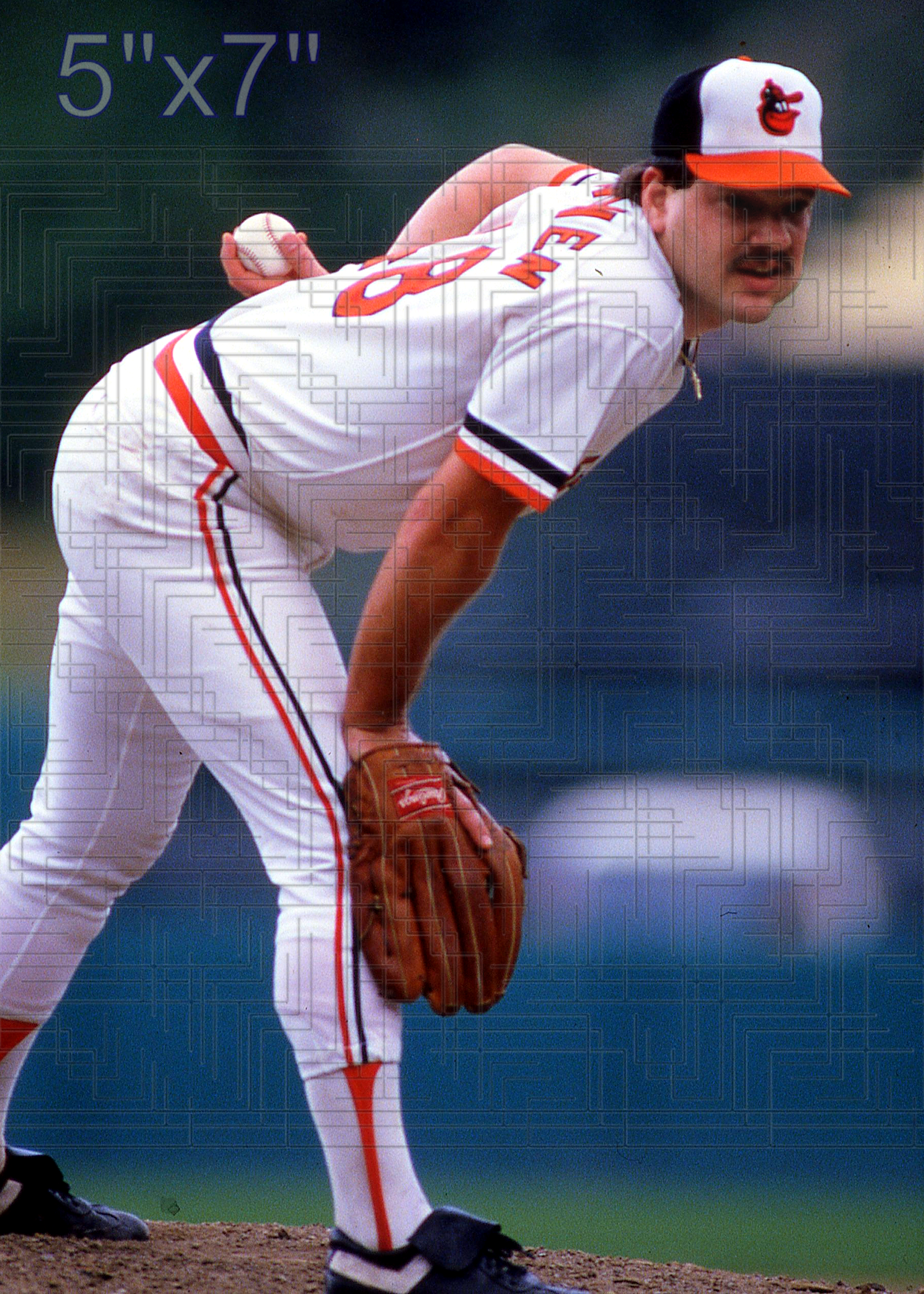 Mike Kinnunen - 1987 Baltimore Orioles - choose a size & style
