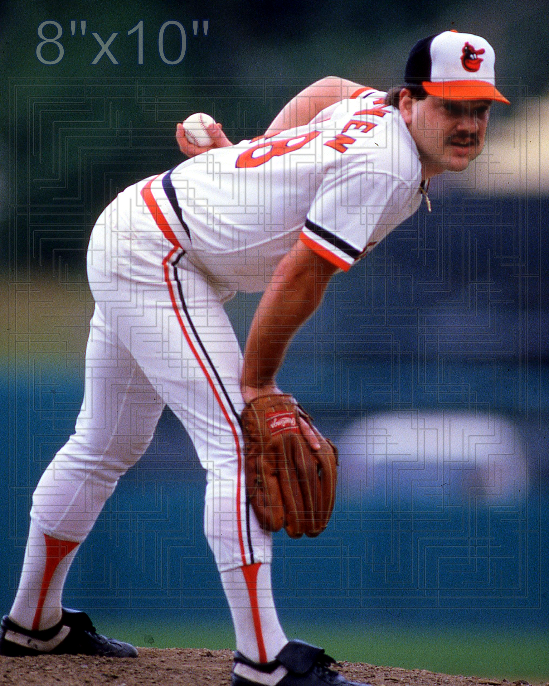Mike Kinnunen - 1987 Baltimore Orioles - choose a size & style
