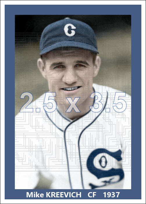 Mike Kreevich - 1937 Chicago White Sox - choose a size & style