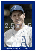 Mike Kreevich - 1942 Philadelphia Athletics - choose a size & style