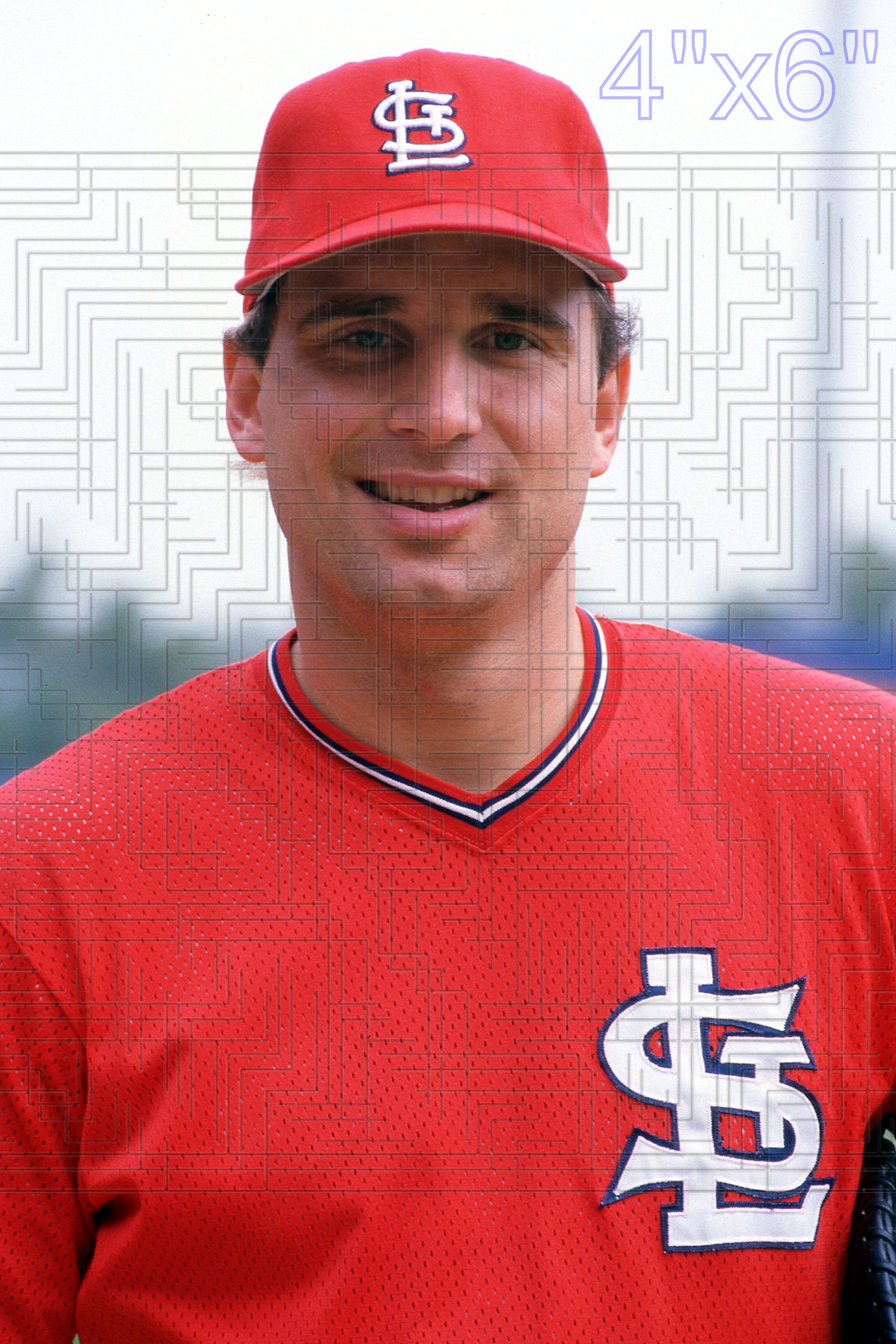 Mike Laga - 1987 St. Louis Cardinals - choose a size & style