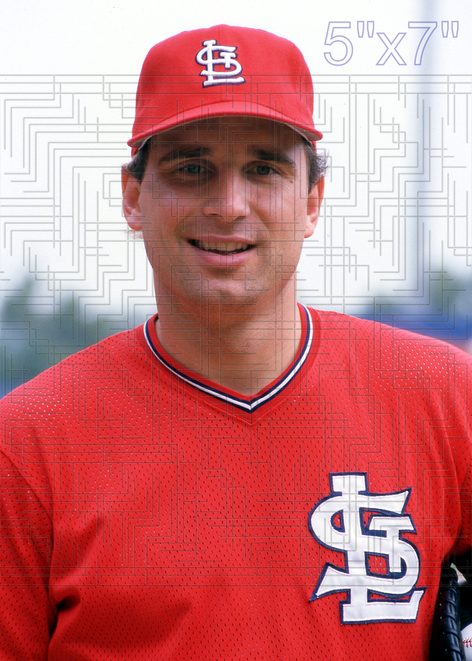 Mike Laga - 1987 St. Louis Cardinals - choose a size & style