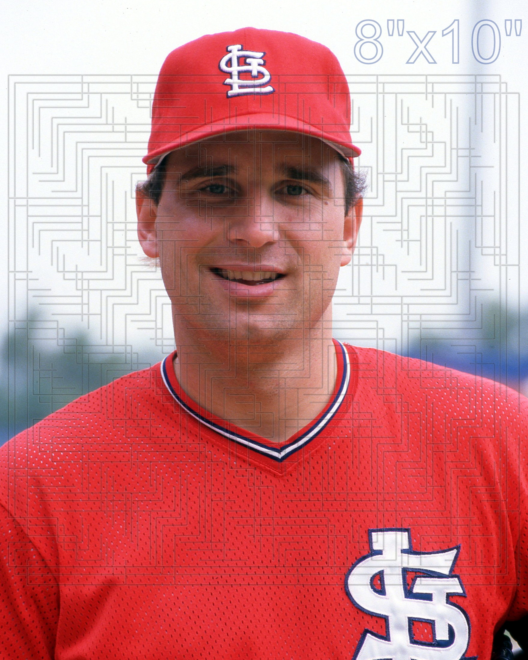 Mike Laga - 1987 St. Louis Cardinals - choose a size & style