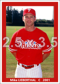Mike Lieberthal - 2001 Philadelphia Phillies - choose a size & style