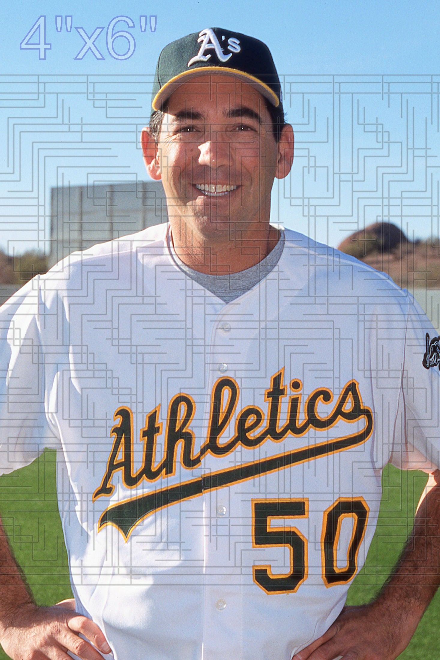 Mike Magnante - 2002 Oakland Athletics - choose a size & style