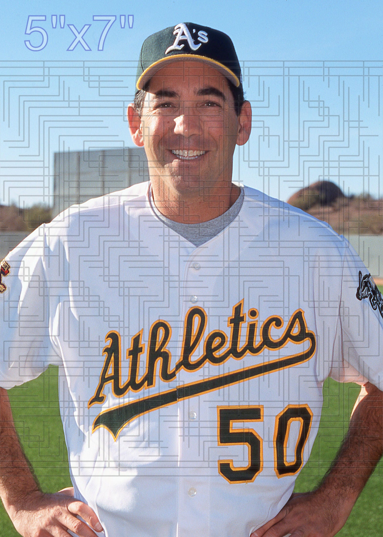 Mike Magnante - 2002 Oakland Athletics - choose a size & style