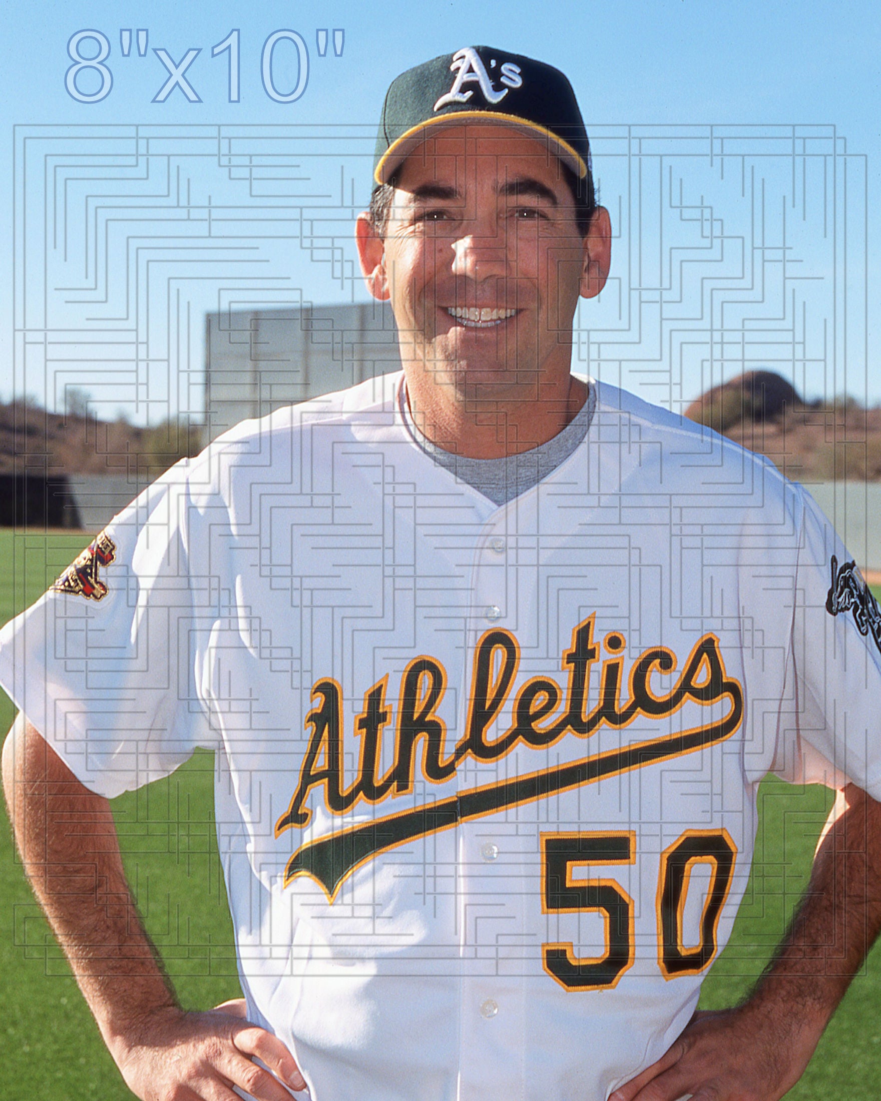 Mike Magnante - 2002 Oakland Athletics - choose a size & style