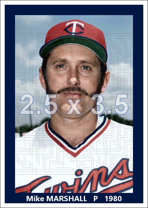 Mike Marshall - 1980 Minnesota Twins - choose a size & style