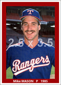 Mike Mason - 1985 Texas Rangers - choose a size & style