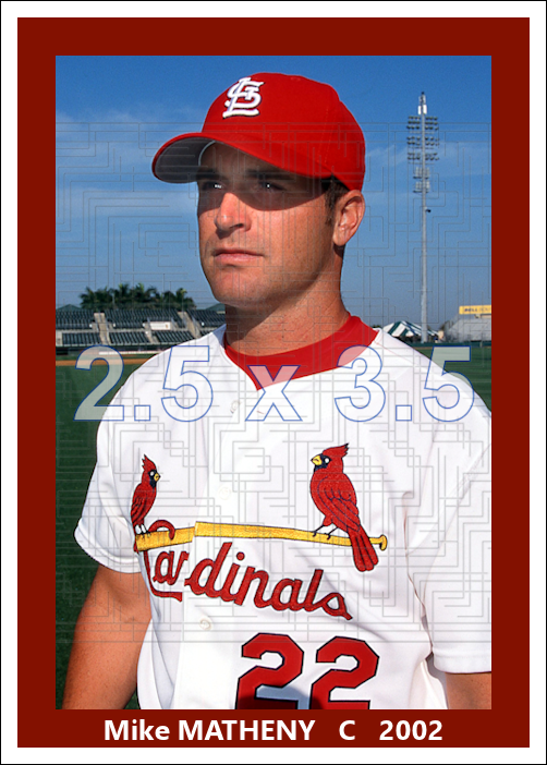 Mike Matheny - 2002 St. Louis Cardinals - choose a size & style