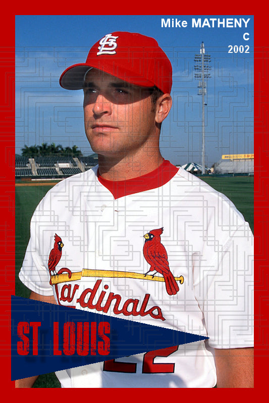 Mike Matheny - 2002 St. Louis Cardinals - choose a size & style