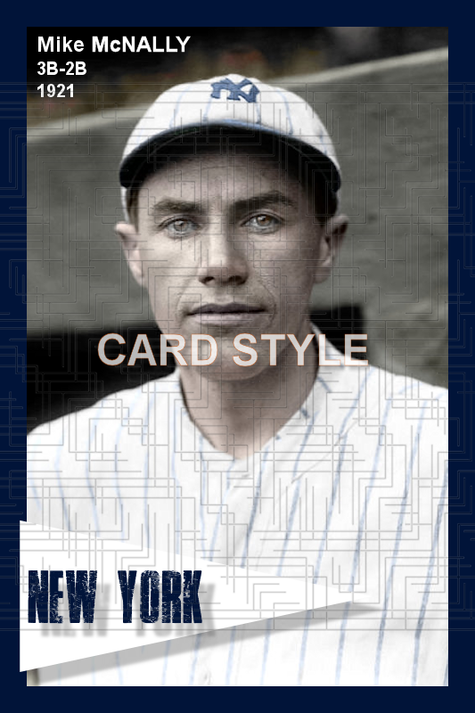 Mike McNally - 1921 New York Yankees - choose a size & style