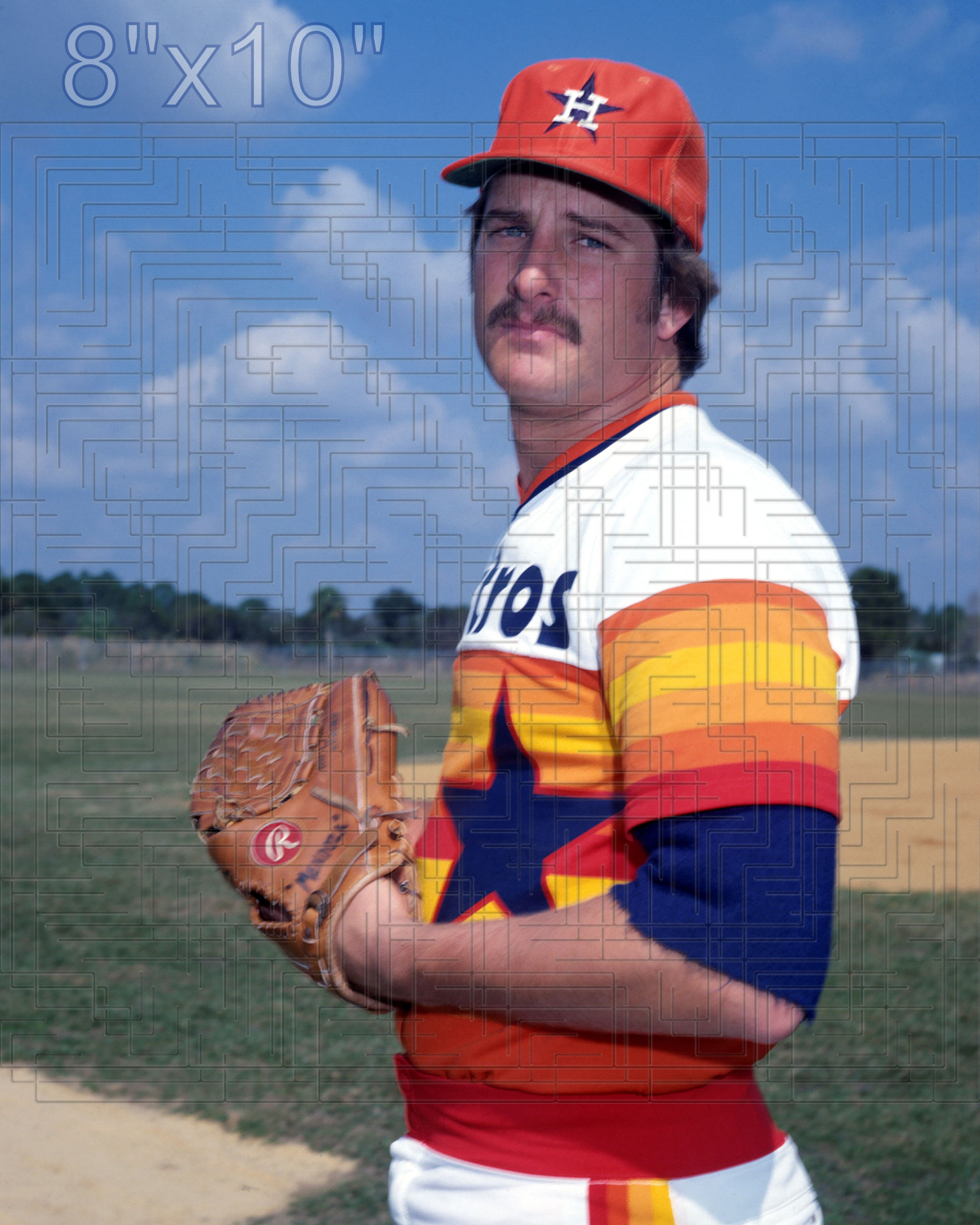 Mike Mendoza - 1979 Houston Astros - choose a size & style